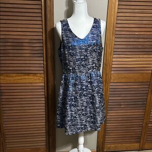 Kensie Blue Sleeveless Mini Dress